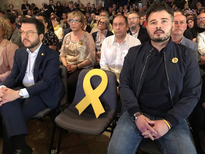28A.- Aragons Pide Al Independentismo Concentrar El Voto En ERC Para Ganar Las Generales