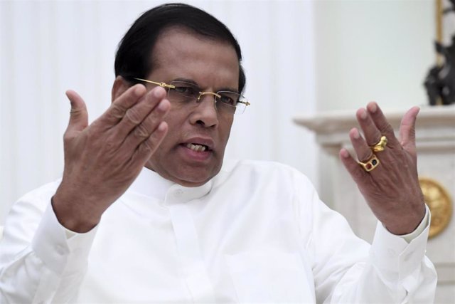 El presidente de Sri Lanka, Maithripala Sirisena