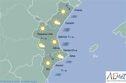 Cielos despejados y máximas de 23 grados este viernes en la Comunitat Valenciana