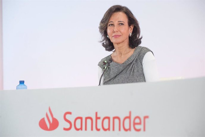 Ana Botín, durante la presentación de resultados de Santander de 2018