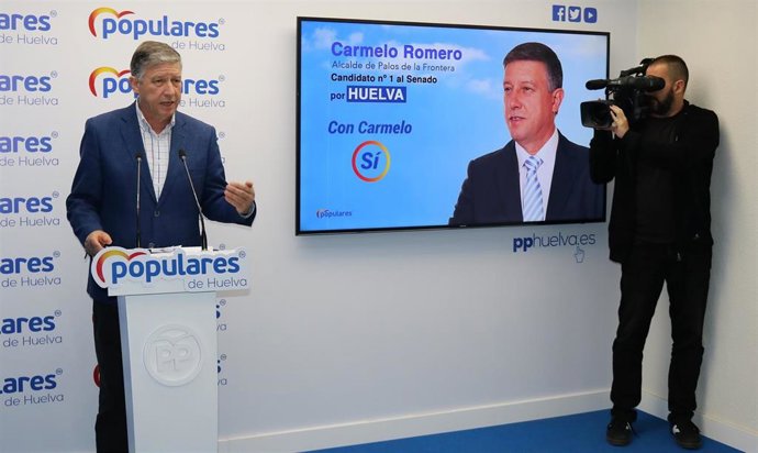 Huelva.-28A.- PP reprocha a PSOE no destinar "ni un euro" para el AVE de Huelva y licitar 600 millones para el extremeño