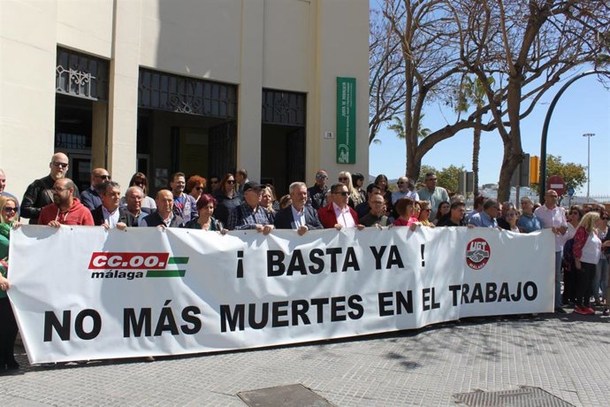 Málaga.- CCOO y UGT de Málaga exigen más prevención para reducir los accidentes laborales