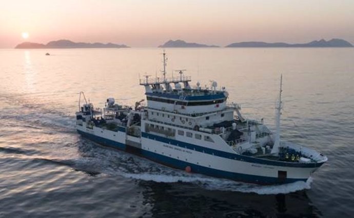 Zarpa de Santander el buque oceanográfico que hará la campaña para evaluar los recursos pelágicos en noroeste peninsular