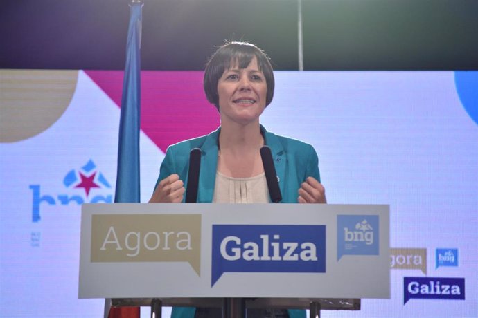 28A.- Pontón pide votar al BNG como "mejor opción para Galicia" para cerrar las puertas a "esa derecha llevada al monte"
