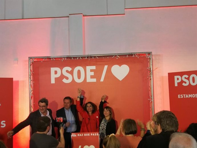 Sevilla.- 28A.- Montero defiende la gestión del PSOE y pide el voto para "frenar a la ultraderecha"