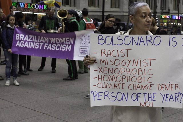 Demonstration in New York