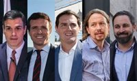 Los intentos de Sánchez por agrupar voto y de Casado por frenar la sangría en favor de VOX y Cs, marcan la campaña