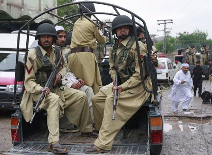 Soldados en Pakistán 