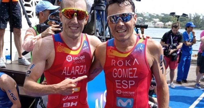 Triatlón.- Plata de Gómez Noya en su regreso a las Series Mundiales en Bermudas