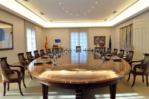 Sala de reunión del Consejo de Ministros