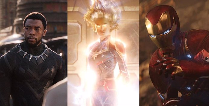 PARA SÁBADO Vengadores Endgame: Todas las películas de Marvel, en orden de taquilla