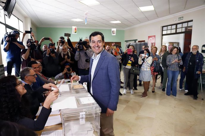 28A.- Moreno Apela A La Participación Porque "Lo Que Pase Va A Condicionar El Futuro De España Y De Andalucía"