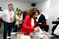 Montero (PSOE), segura de que este 28A Andalucía "no defraudará" y contribuirá a que España "siga progresando"