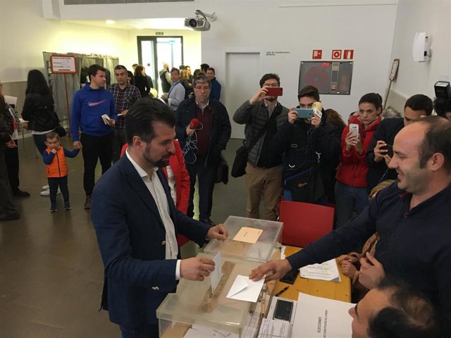 28A.- Tudanca Ve En Las Urnas La Apertura A La "Esperanza Y El Optimismo" Y Confía En Una "Altísima" Participación