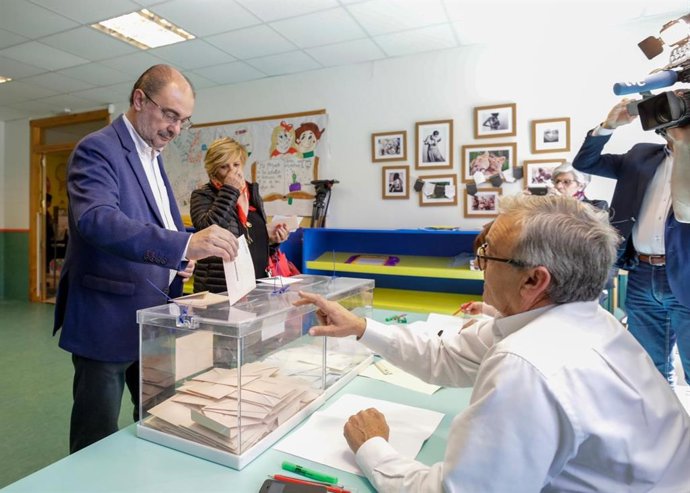 28A.- "Creo Que La Mayoría De Los Españoles Hoy Van A Apostar Por La España Del Futuro", Afirma Lambán (PSOE)