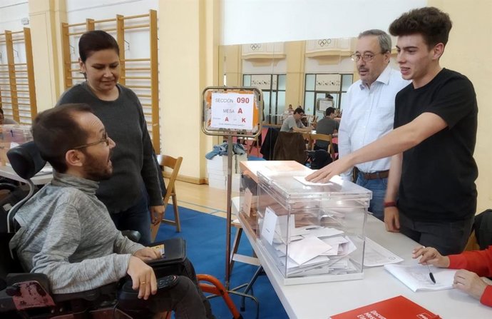 28A.- Echenique (Unidas Podemos) Anima A "Toda La Gente" A "Ejercer Su Derecho Democrático A Decidir El Futuro"