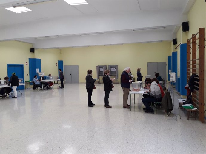28A.- Cierran los colegios electorales de Navarra, en una jornada sin incidencias de importancia 