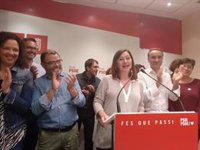 Armengol celebra la "victoria histórica" pero avisa de que no se puede "bajar la guardia"