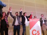 Marín: Ciudadanos "es segunda fuerza política en Andalucía" mientras "otros se derrumban"