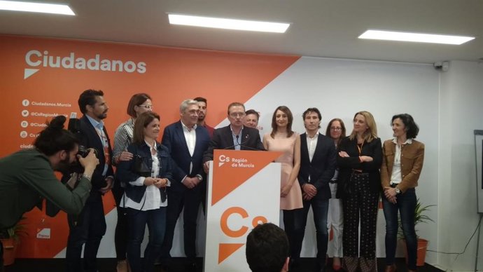 28A.- Garaulet (Cs): "Hemos Conseguido Ilusionar A 150.000 Murcianos, El 20% Del Electorado"