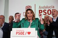 Susana Díaz: Los andaluces han hecho una "moción de censura al trifachito"