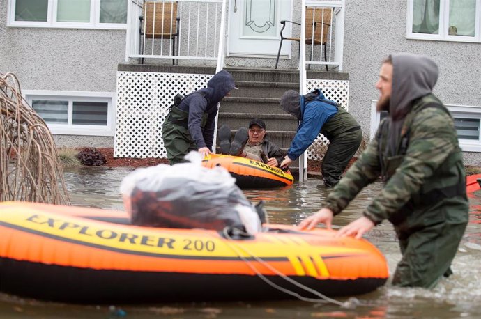 Canadá.- Evacuadas 7.700 personas por las inundaciones en Canadá