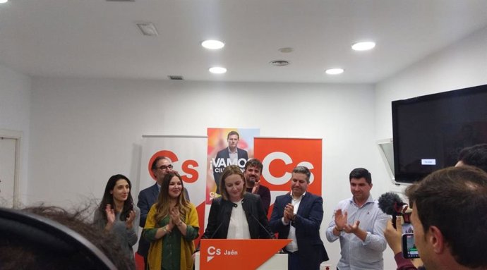 Jaén.- 28A.- Ciudadanos (Cs) presume de "hacer historia" al lograr un escaño y subir más de 10.000 votos respecto al 2D