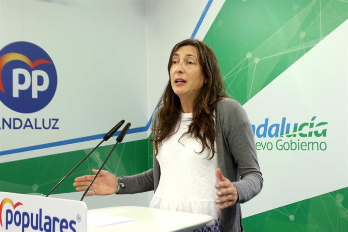 La portavoz del PP-A, Loles López, comparece tras el resultado de las elecciones  generales del 28-A