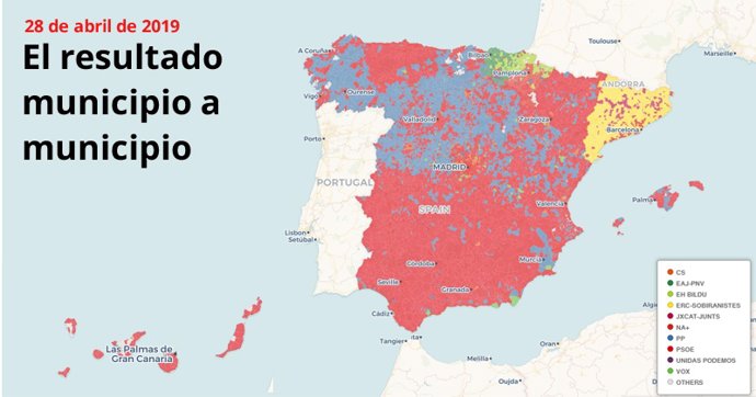 Resultados elecciones 2019, municipio a municipio