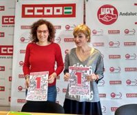 CCOO-A y UGT-A llaman a movilizarse el 1 de mayo para reivindicar con "más motivos que nunca" un "giro social"