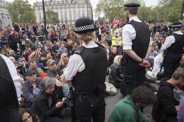 Extinction Rebellion protest against Climate Crisis