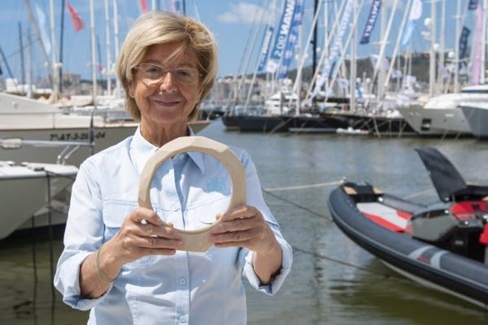 Isabel Subirats, impulsora de la regata 'Ruta de la Sal',  premiada amb el Premi Marcial Sánchez Barcáiztegui
