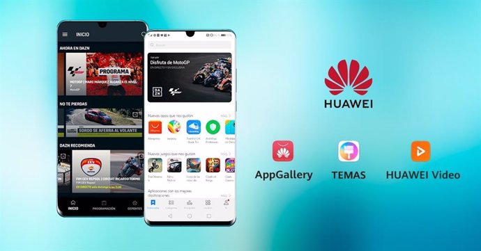 Varios.- Huawei ofrecerá deporte en directo a través de DAZN en sus dispositivos móviles