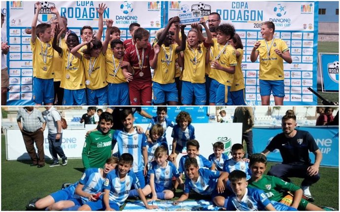 Fútbol.- Málaga y UD Las Palmas, ganadores de la fase sur y Canarias de la Danon
