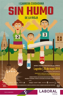Abierta la inscripción para la I Carrera Ciudadana sin Humo de La Rioja que se celebrará el 25 de mayo