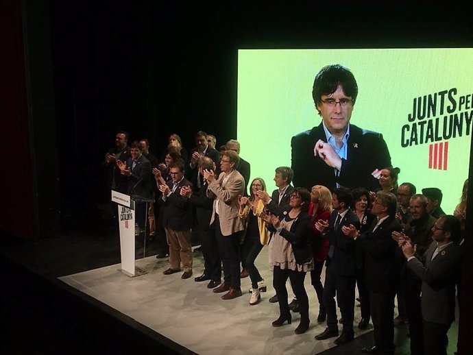 28A.- Puigdemont asegura que el independentismo "continuará siendo la fuerza central en Cataluña"