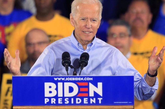 EEUU.- Biden se presenta como el candidato de los sindicatos en su primer acto político de precampaña
