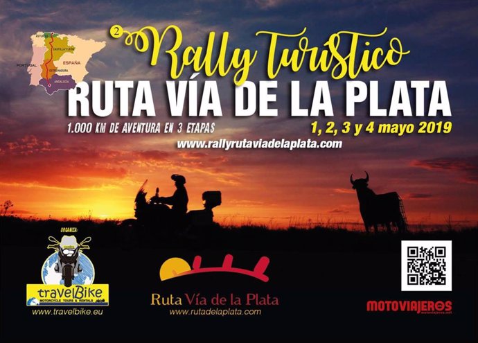 Turismo.- Un centenar de motos recorren Extremadura este fin de semana en el II Rally Turístico Vía de la Plata