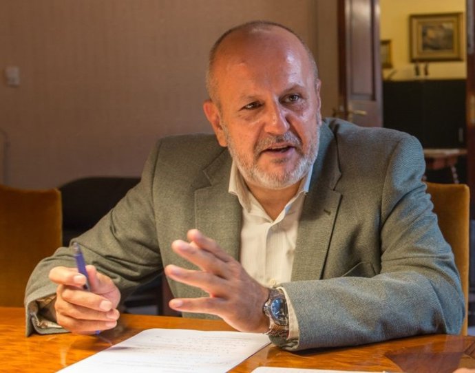 El candidat de MÉS a la presidncia del Govern, Miquel Ensenyat,