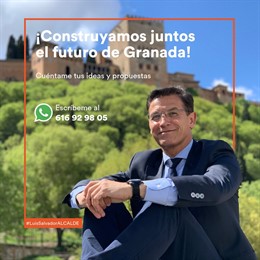 Granada.- 26M.- Salvador (Cs) establece un número de Whatsapp para recibir propuestas ciudadanas