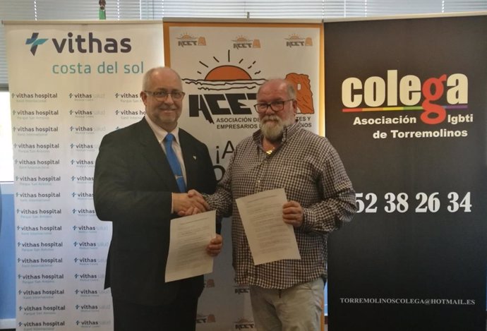 Málaga.- Vithas Costa del Sol firma un acuerdo de colaboración con el Colectivo Colega de Torremolinos