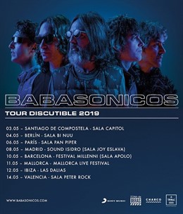 Babasonicos actúan en mayo en Santiago de Compostela, Madrid, Barcelona, Mallorca, Ibiza y Valencia