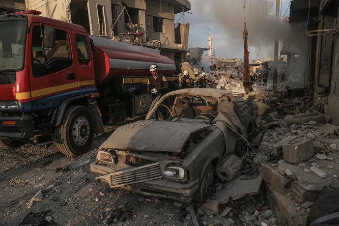 Airstrikes near Idlib