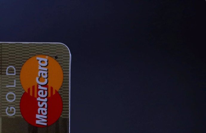 A MasterCard credit card is pictured on this photo illustration taken in Bordeau