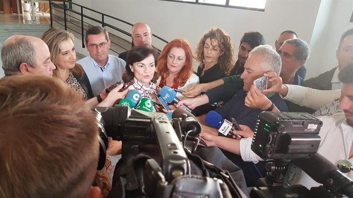 Carmen Calvo: "La única salida para Venezuela tiene que ser pacífica"