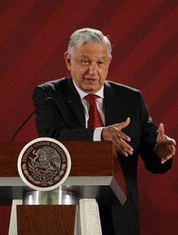 Mexican President Obrador press conference in Mexico City