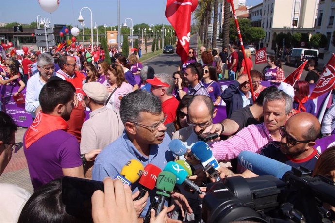 1 De Mayo.- El PSOE Destaca Que Su Objetivo Es Crear Empleo Y Valora La Reducción De Parados Durante El Gobierno De Vara