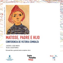 Málaga.- Victoria Combalía analiza este viernes en el Centre Pompidou  la relación entre Henri Matisse y su hijo Pierre