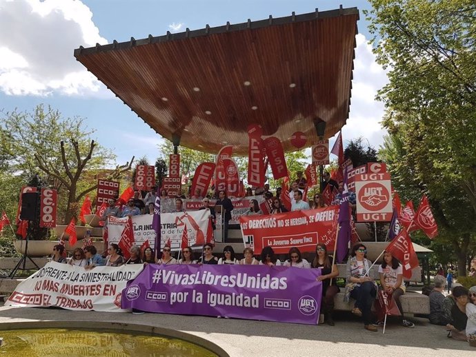 1 De Mayo.- UGT Y CCOO Celebran En C-LM El "Adiós A Las Cadenas" Tras El 28A Y Piden El Voto "Contra El Miedo" El 26M