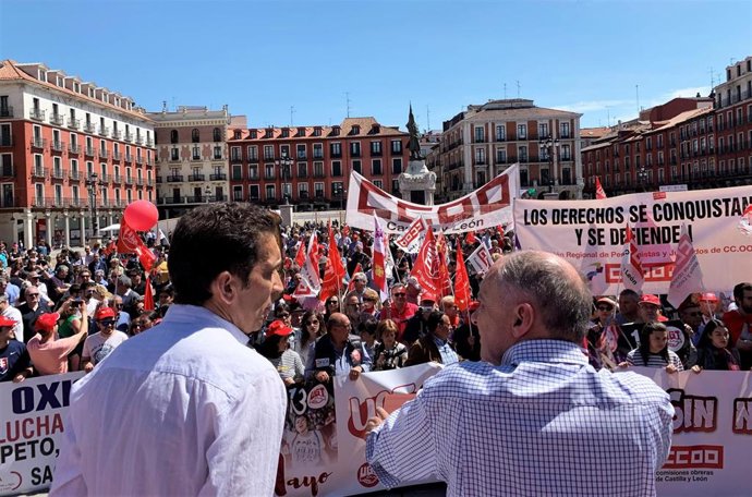 1 De Mayo.-Unas 4.000 Personas Reividincan La Lucha Obrera Con "Más Expectativas" Ante Un Posible Gobierno De Izquierdas